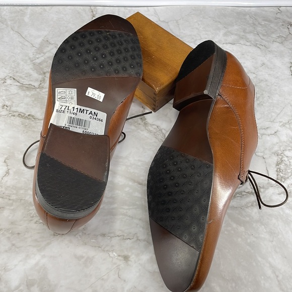 Top man Dress Shoes Sz 11 Brown - Picture 5 of 7